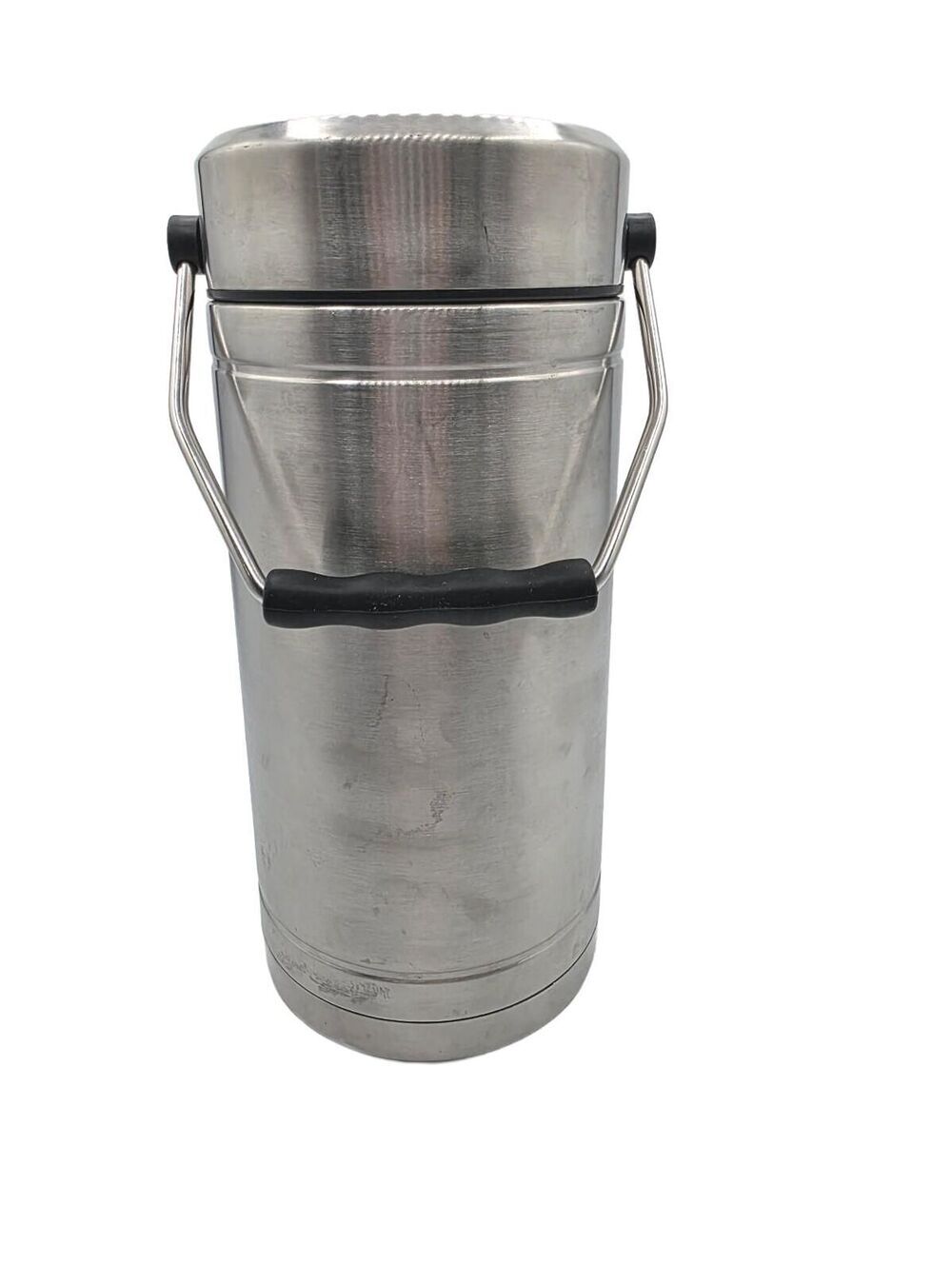 Stainless Steel Vacuum Insulate Thermos Flask Locking Lid Handle Drink Container